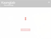 Tablet Screenshot of kaanglab.org